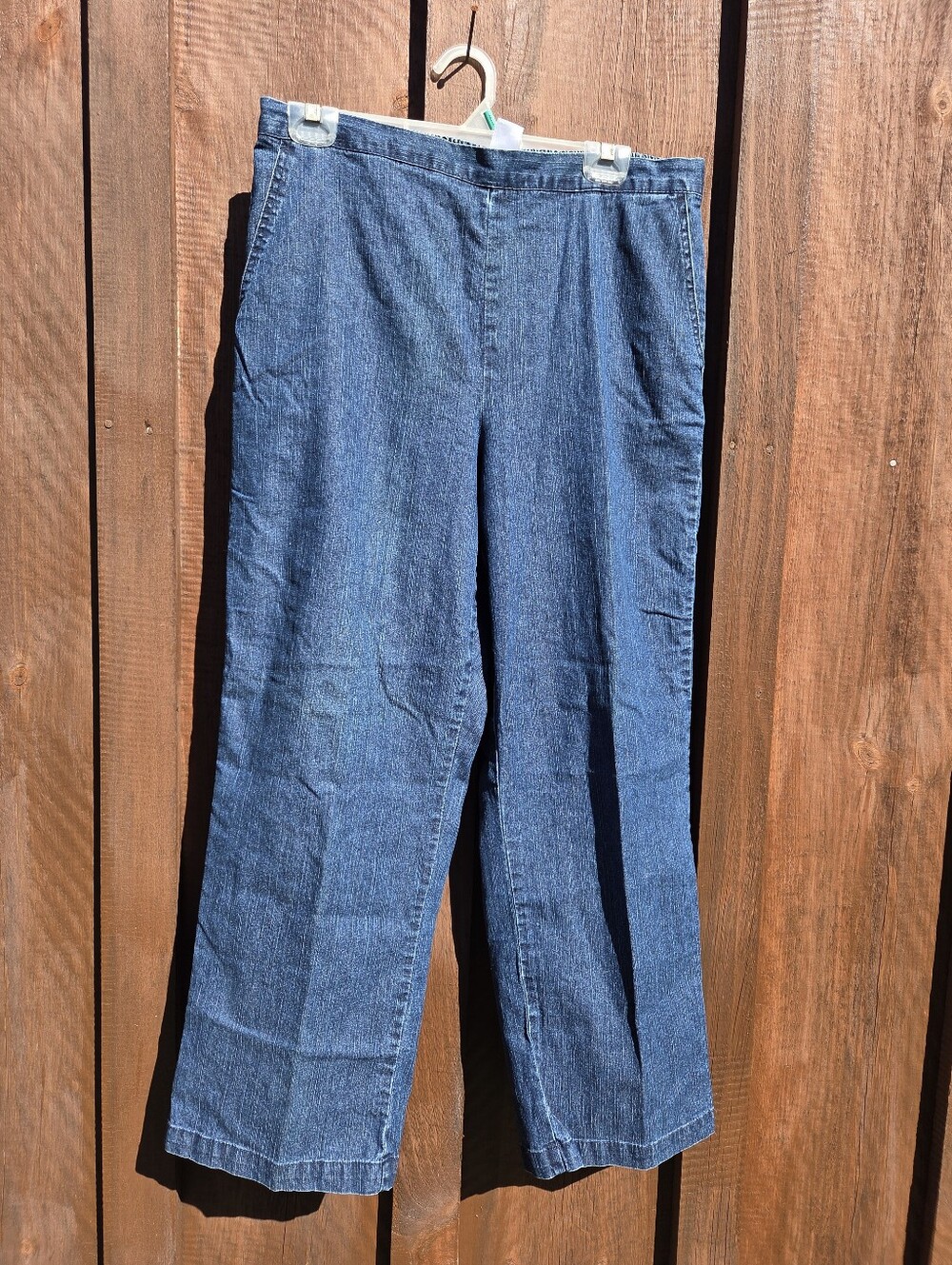 Vintage Alfred Dunner Flat Front Relaxed Fit Casual Jeans